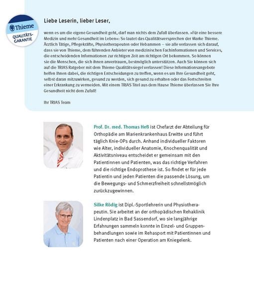 Produktbild: Schmerzfrei & beweglich mit dem neuen Kniegelenk