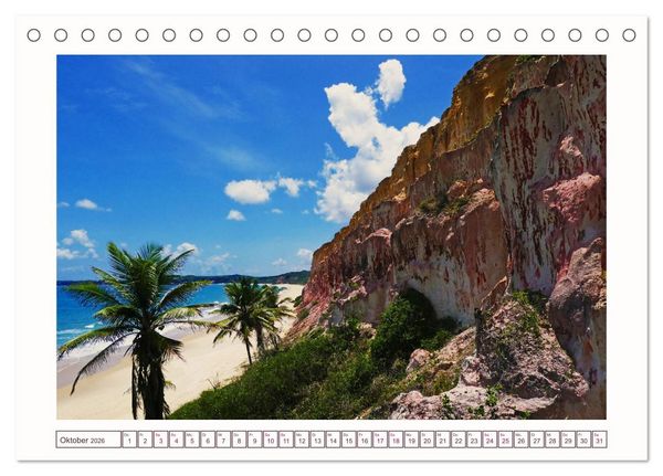 Produktbild: Natures-Designs - farbenfrohe Felsk&uuml;sten in Brasilien (Tischkalender 2026 DIN A5 quer), CALVENDO Monatskalender