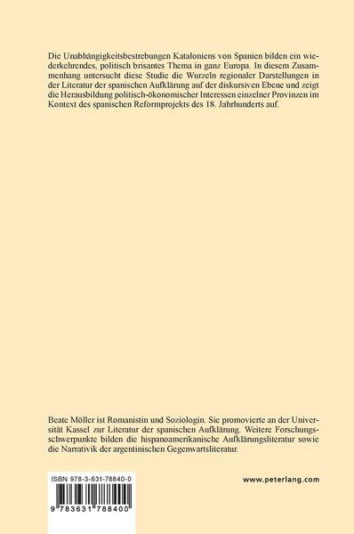 Produktbild: Die spanischen Regionen im Zeitalter der Aufkl&auml;rung - Literarische Darstellungen und politisch-&ouml;konomische Reform