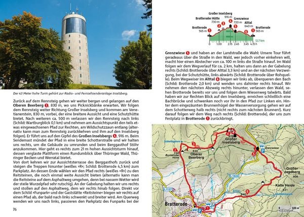 Produktbild: ROTHER Wanderf&uuml;hrer Th&uuml;ringer Wald