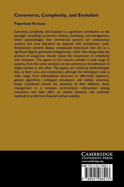 Produktbild: Commerce, Complexity, and Evolution