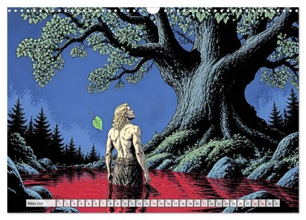 Produktbild: Die Nibelungen: Glanz und Verderben (Wandkalender 2027 DIN A3 quer), CALVENDO Monatskalender