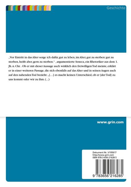 Produktbild: Suizid aufgrund von Alter und Krankheit