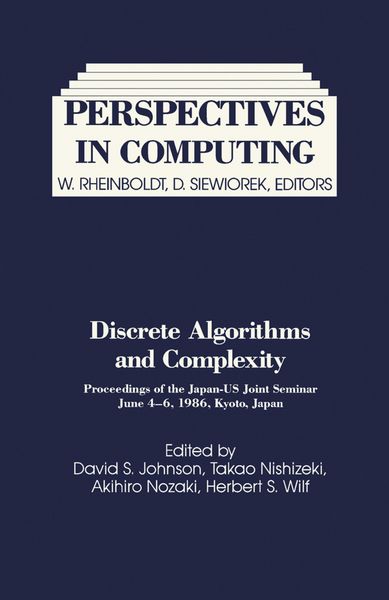 Produktbild: Discrete Algorithms and Complexity