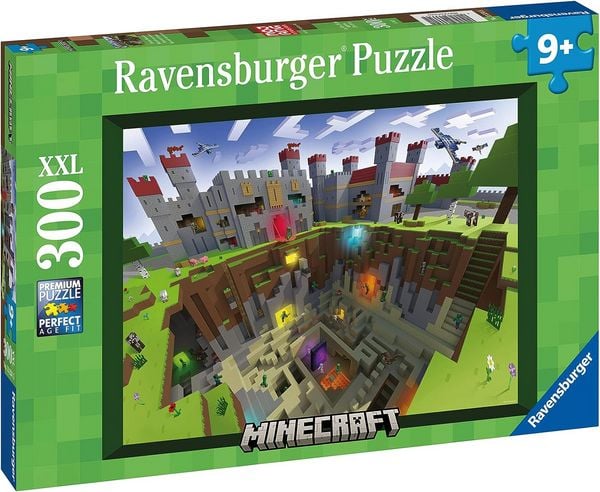 Produktbild: Kinderpuzzle 300 XXL Teile - Minecraft Cutaway