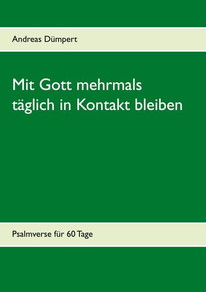 Produktbild: Mit Gott mehrmals t&auml;glich in Kontakt bleiben