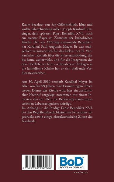 Produktbild: In memoriam Augustinus Kardinal Mayer OSB (1911-2010)