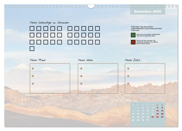 Produktbild: Erlebe mit mir Lebenszeit (Wandkalender 2026 DIN A3 quer), CALVENDO Monatskalender