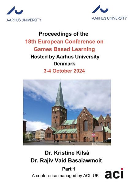 Produktbild: ECGBL 2024-Proceedings of the 18th European Conference on Games Based Learning P1