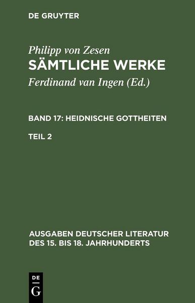 Produktbild: Die Heidnischen Gottheiten. Zweiter Teil