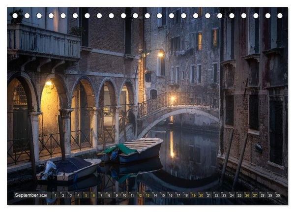 Produktbild: Malerisches Venedig (Tischkalender 2026 DIN A5 quer), CALVENDO Monatskalender