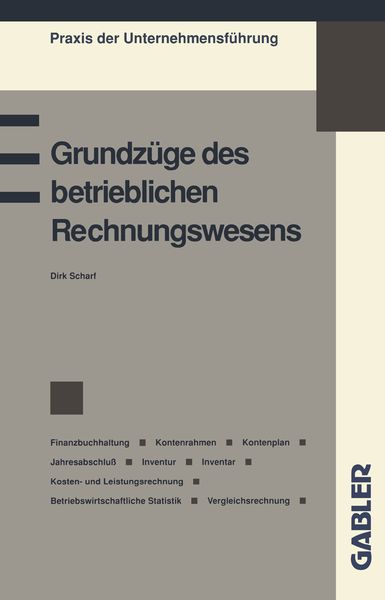 Produktbild: Grundz&uuml;ge des betrieblichen Rechnungswesens