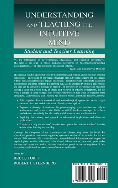Produktbild: Understanding and Teaching the Intuitive Mind