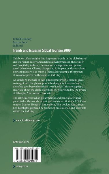 Produktbild: Trends and Issues in Global Tourism 2009