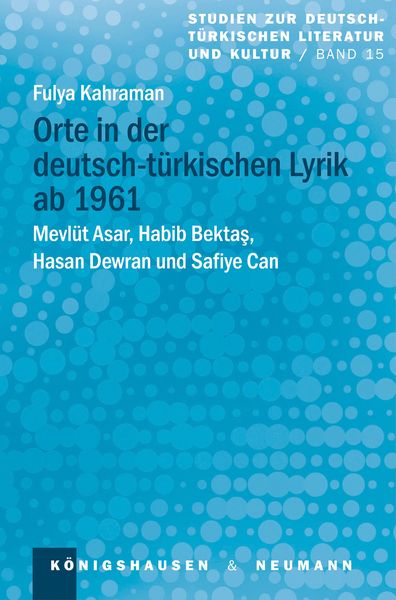Produktbild: Orte in der deutsch-t&uuml;rkischen Lyrik ab 1961