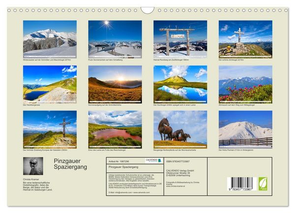 Produktbild: Pinzgauer Spaziergang (Wandkalender 2026 DIN A3 quer), CALVENDO Monatskalender