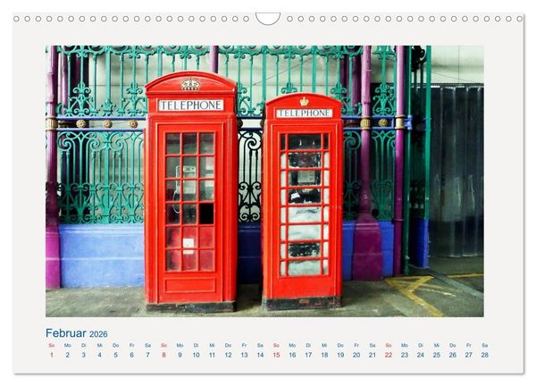Produktbild: Stippvisite in London (Wandkalender 2026 DIN A3 quer), CALVENDO Monatskalender