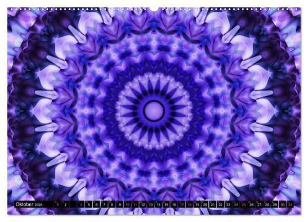Produktbild: Energie - Mandalas, Spiritualit&auml;t durch die Farbe Lila (hochwertiger Premium Wandkalender 2026 DIN A2 quer), Kunstdruck in Hochglanz