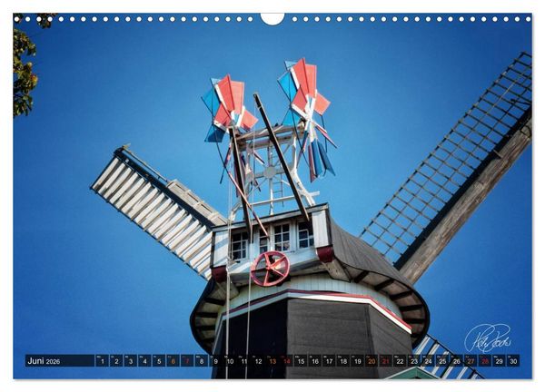 Produktbild: Friesland - Die Friesische M&uuml;hlenstra&szlig;e (Wandkalender 2026 DIN A3 quer), CALVENDO Monatskalender