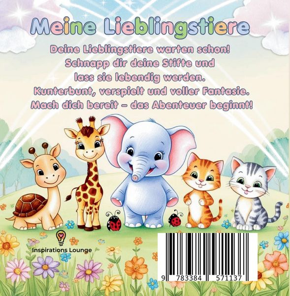 Produktbild: Meine Lieblingstiere - Mein erstes Tier-Malbuch f&uuml;r M&auml;dchen ab 3