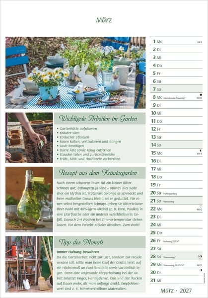 Produktbild: Das Gartenjahr 2027