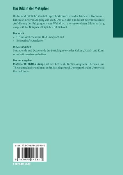 Produktbild: Das Bild in der Metapher