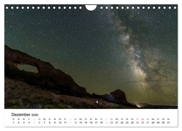 Produktbild: Nationalparks in Utah (Wandkalender 2026 DIN A4 quer), CALVENDO Monatskalender