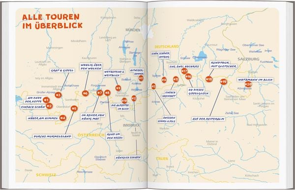 Produktbild: DUMONT Wanderzeit H&uuml;ttentouren vom Allg&auml;u bis Berchtesgaden