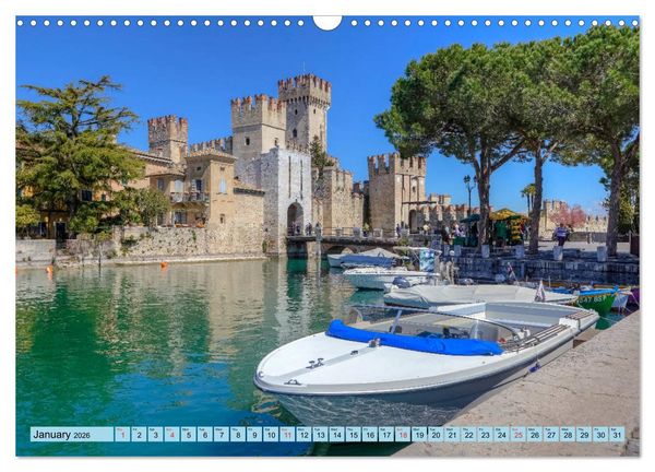 Produktbild: Lake Garda Mediterranean oasis in Northern Italy (Wall Calendar 2026 DIN A3 landscape), CALVENDO 12 Month Wall Calendar