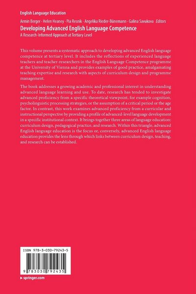 Produktbild: Developing Advanced English Language Competence