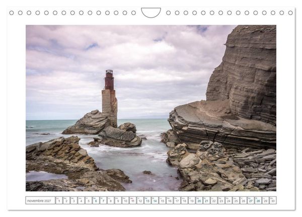 Produktbild: Phares de Nouvelle-Z&eacute;lande (Calendrier mural 2027 DIN A4 vertical), CALVENDO calendrier mensuel