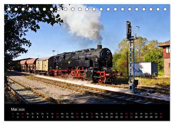 Produktbild: Unterwegs am Bahndamm (Tischkalender 2026 DIN A5 quer), CALVENDO Monatskalender