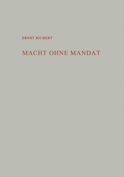 Produktbild: Macht ohne Mandat