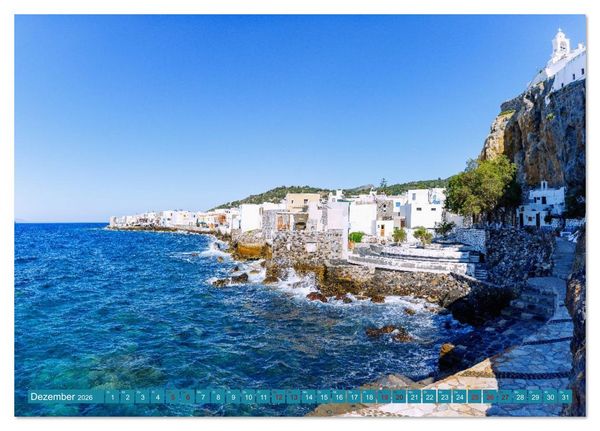 Produktbild: Nisyros. Zauberhafte griechische Vulkaninsel (Tischkalender 2026 DIN A5 quer), CALVENDO Monatskalender
