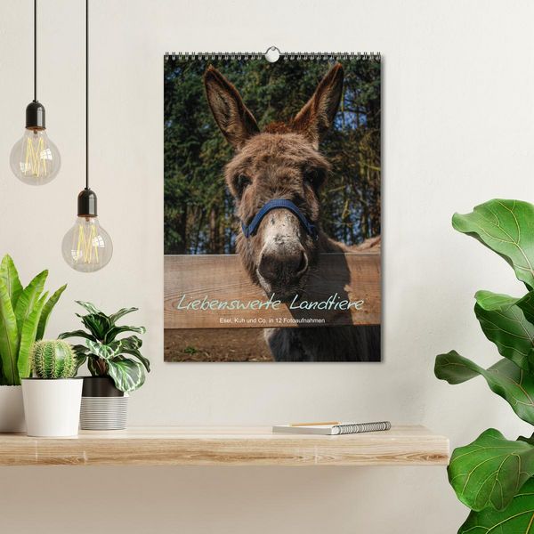 Produktbild: Liebenswerte Landtiere (Wandkalender 2026 DIN A3 hoch), CALVENDO Monatskalender