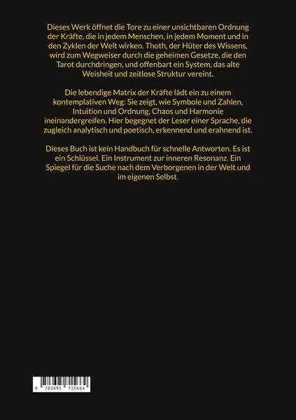 Produktbild: Thoth - Die lebendige Matrix der Kr&auml;fte