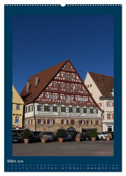 Produktbild: Esslingen am Neckar - Sehenswertes (hochwertiger Premium Wandkalender 2026 DIN A2 hoch), Kunstdruck in Hochglanz