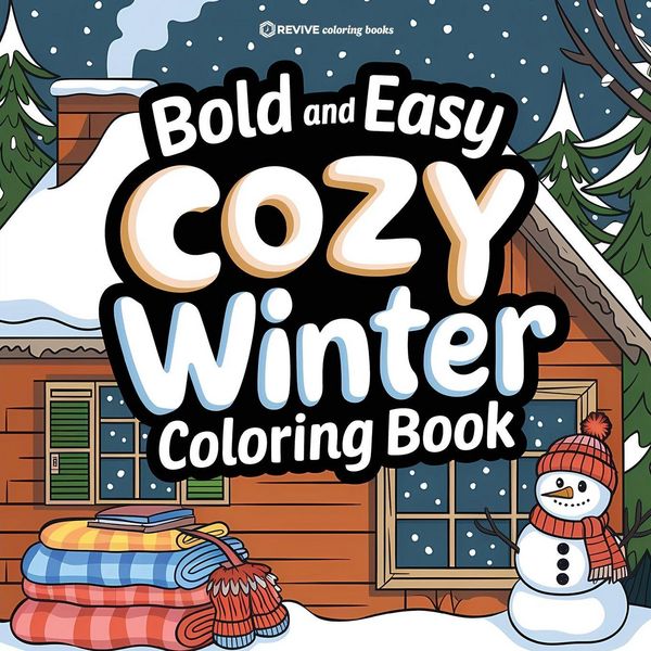 Produktbild: Bold & Easy Cozy Winter Coloring Book