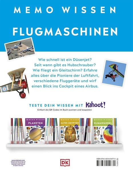 Produktbild: memo Wissen. Flugmaschinen