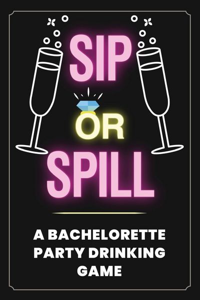Produktbild: Sip or Spill - Bachelorette Party Game