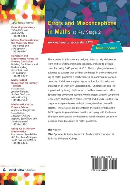 Produktbild: Errors and Misconceptions in Maths at Key Stage 2