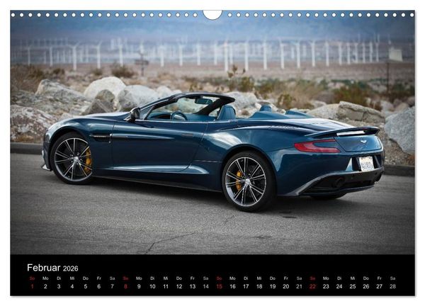 Produktbild: Aston Martin Vanquish Volante (Wandkalender 2026 DIN A3 quer), CALVENDO Monatskalender