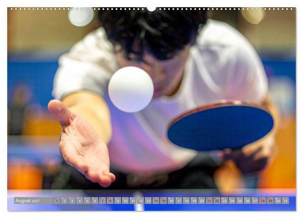 Produktbild: Tischtennis Dynamik (Wandkalender 2027 DIN A2 quer), CALVENDO Monatskalender