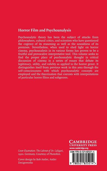 Produktbild: Horror Film and Psychoanalysis