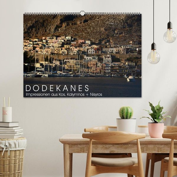 Produktbild: Dodekanes - Impressionen aus Kos, Kalymnos und Nisyros (Wandkalender 2026 DIN A2 quer), CALVENDO Monatskalender