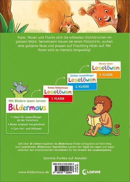 Produktbild: Bildermaus - Geschichten von frechen Eichh&ouml;rnchen