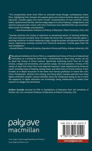 Produktbild: Educational Institutions in Horror Film