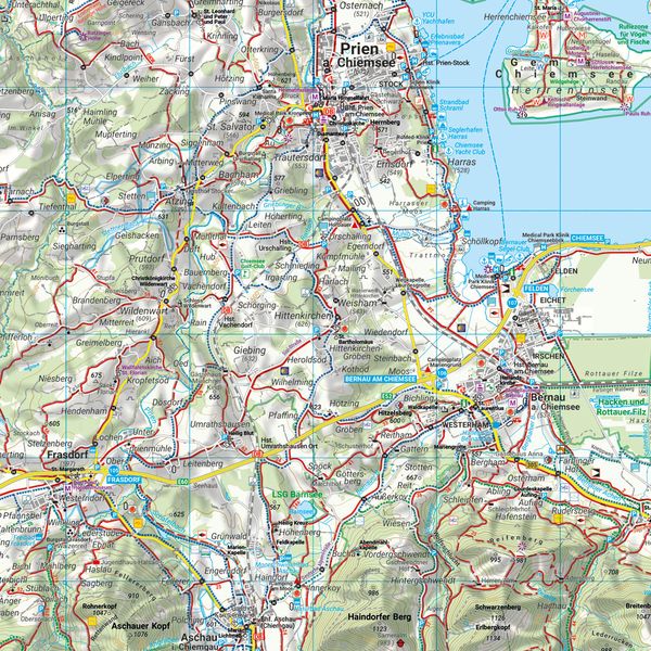 Produktbild: freytag & berndt Wanderkarte WKD 5203 Chiemsee, Simssee - Marquartstein - Traunstein 1:50.000