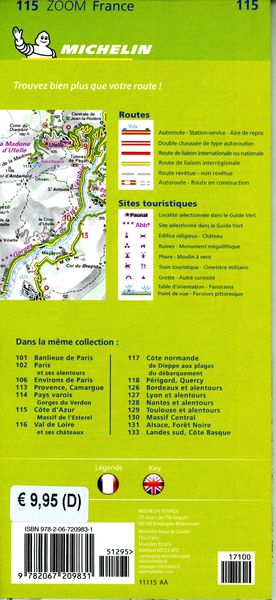 Produktbild: French Riviera, Esterel - Zoom Map 115