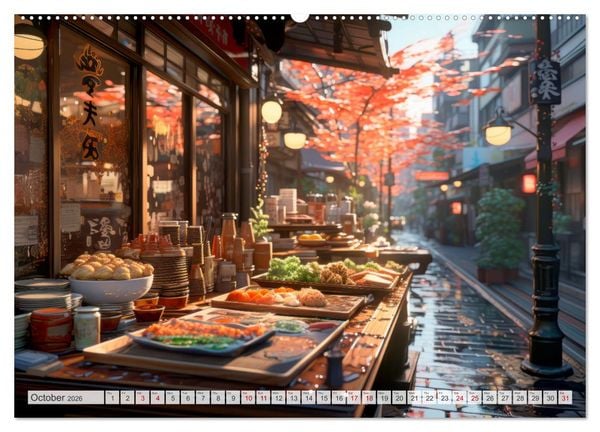 Produktbild: STREET FOOD Impressions around the world (Wall Calendar 2026 DIN A2 landscape), CALVENDO 12 Month Wall Calendar